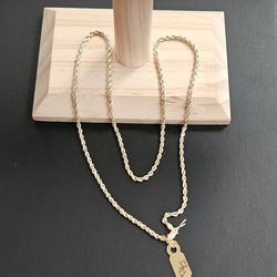 14k gold necklace 20 inch