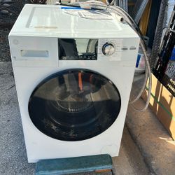 Washer/dryer combination single unit