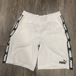 Puma White Shorts Men M