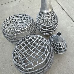 Geometric  Metal Sculpture