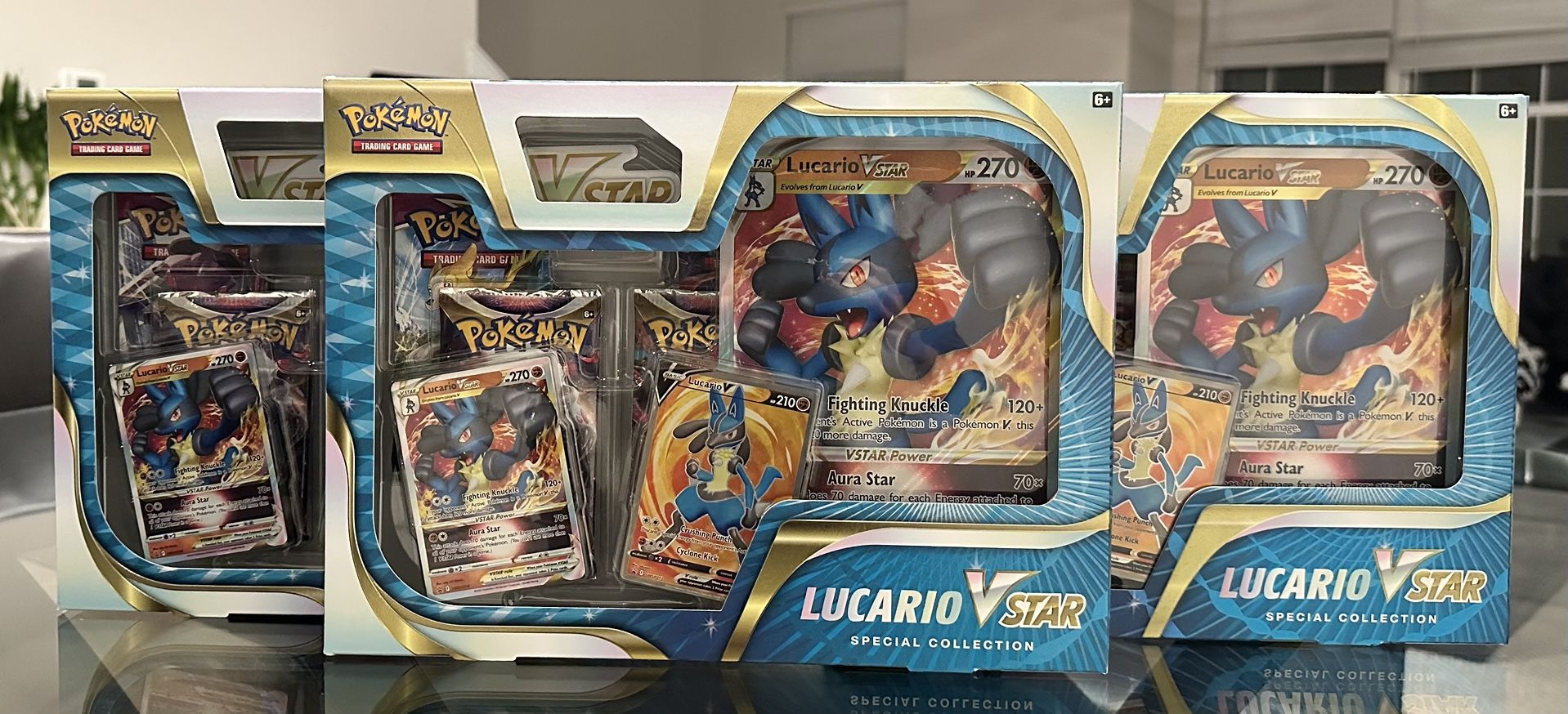 Lucario Vstar Box - Lost Origins and Fusion Strike