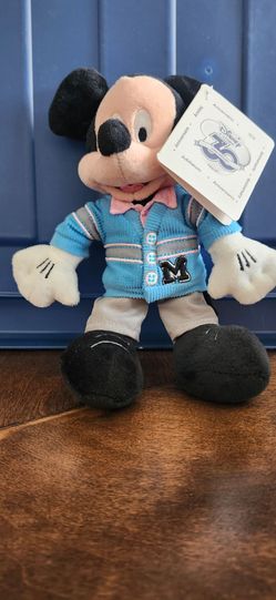 Mickey Mouse Mini Beanbag Plush Disney Store 30th Anniversary Cast Member Exclusive