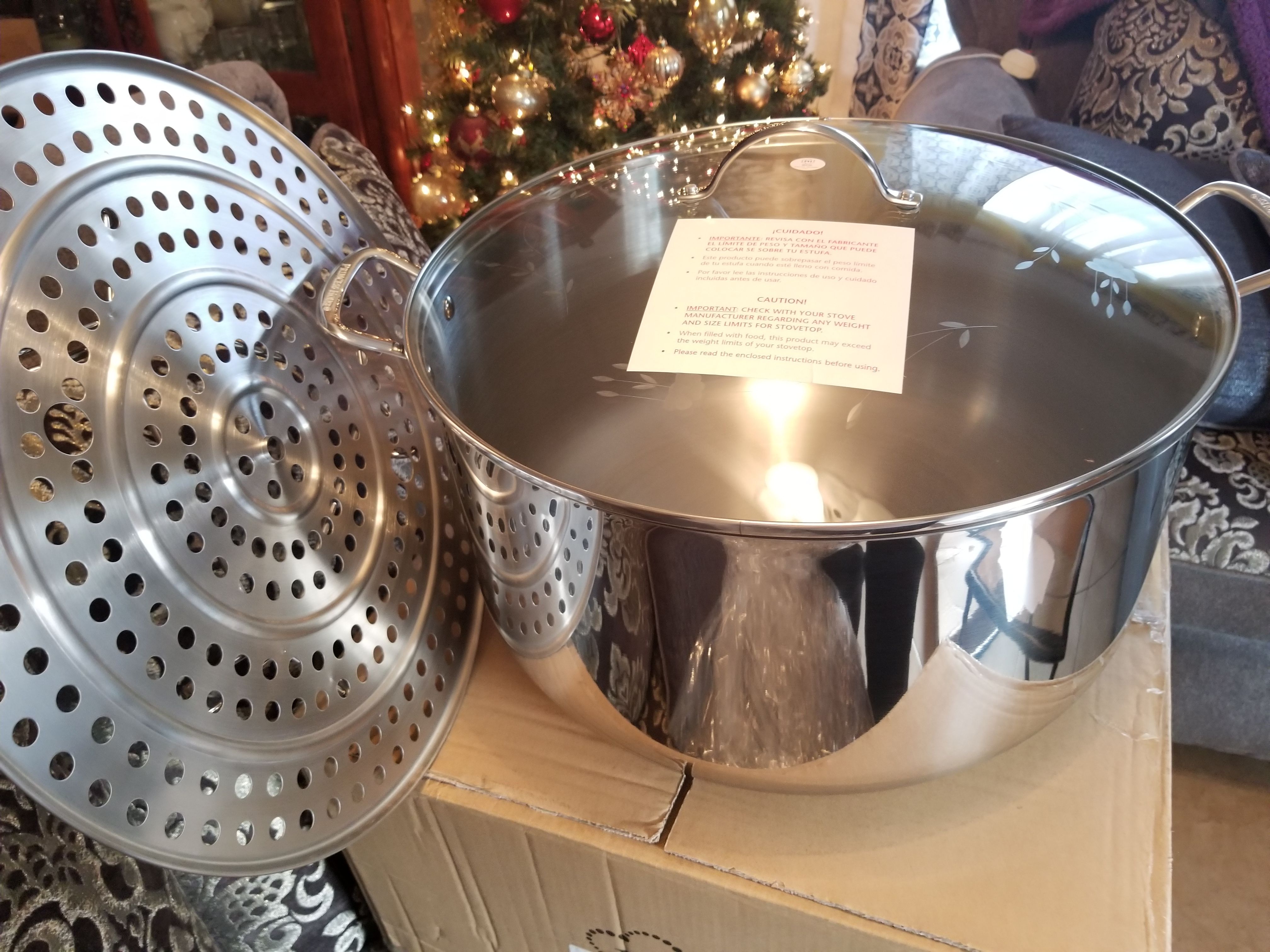 Princess House olla tamalera 32 qt acero inoxidable for Sale in Temecula,  CA - OfferUp