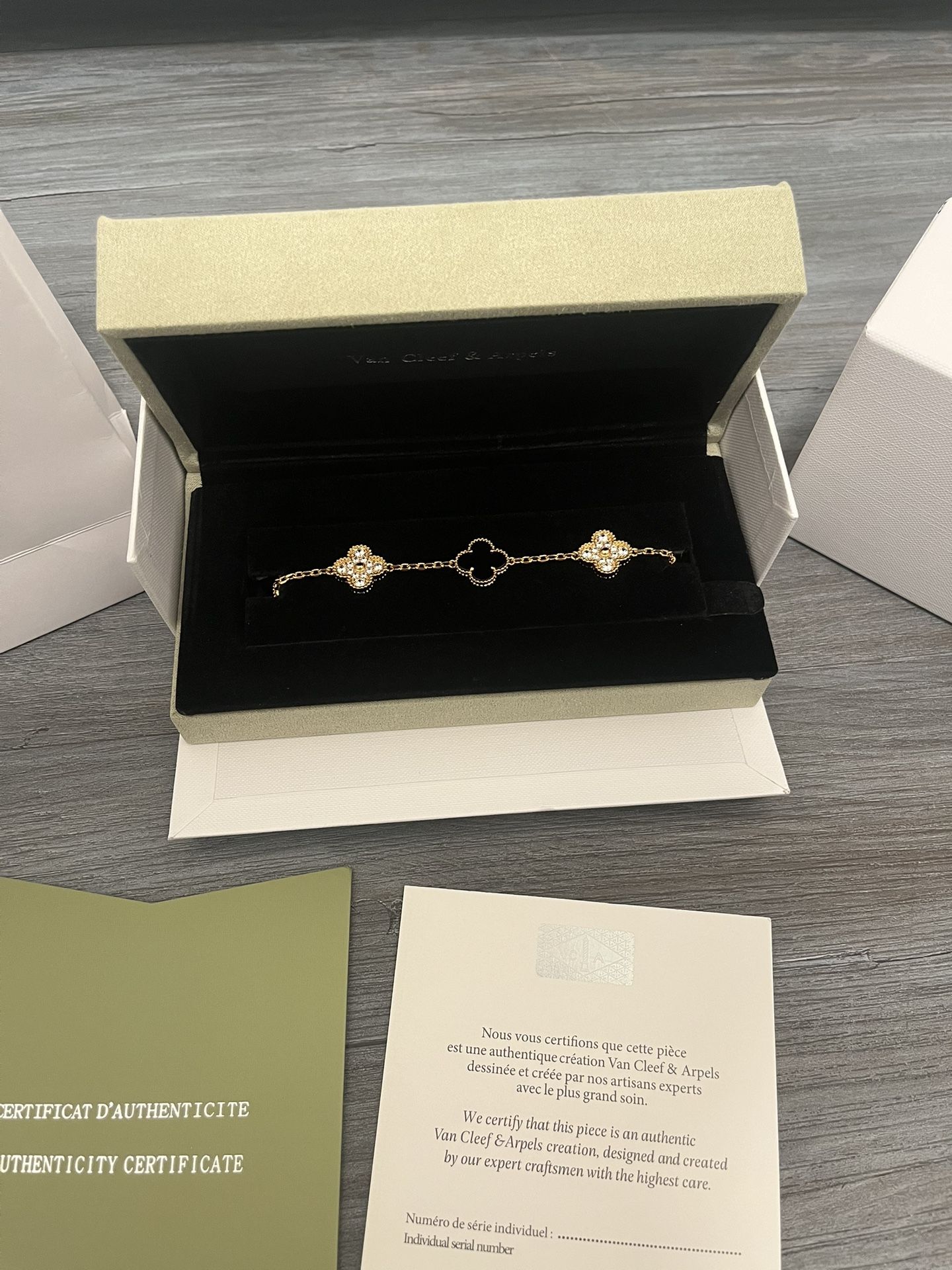 Van Cleef Black Bracelet