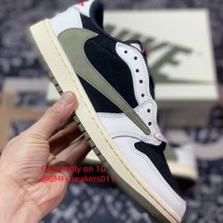 Travis Scott x Air Jordan 1 Low  Olive