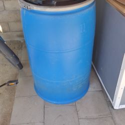 55 Gallon Plastic Barrel 