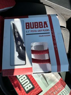 Bubba 6.5" Pistol Grip Pliers with Sheath