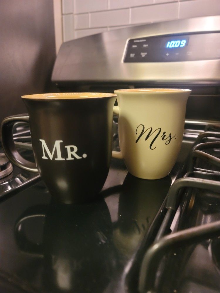 Mr & Mrs Coffee Cups