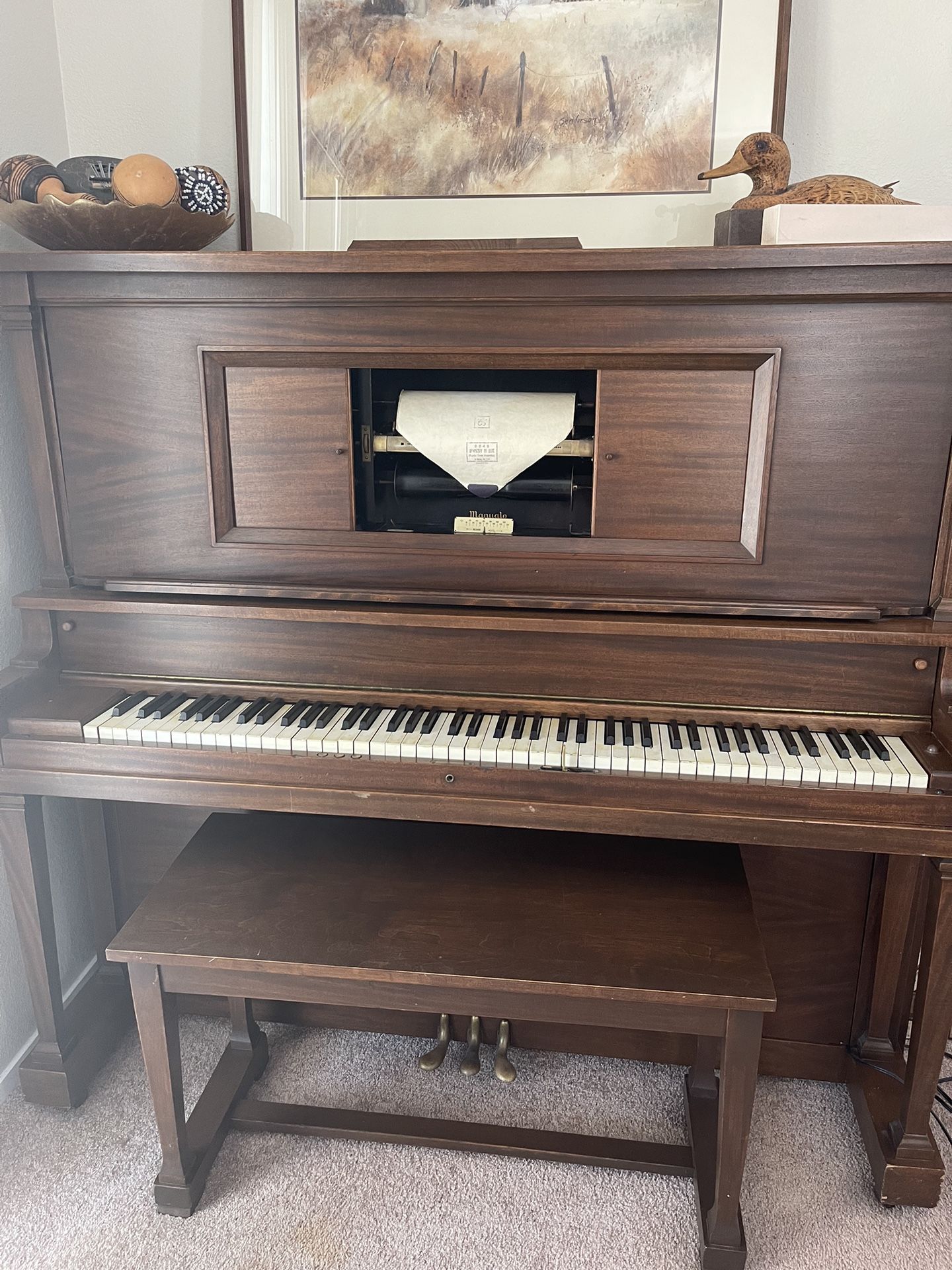 Antique Player Piano