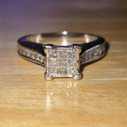 1 Carat White Gold Diamond Ring