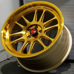 18” new gold or bronze rims tires set 5x100 5x114.3