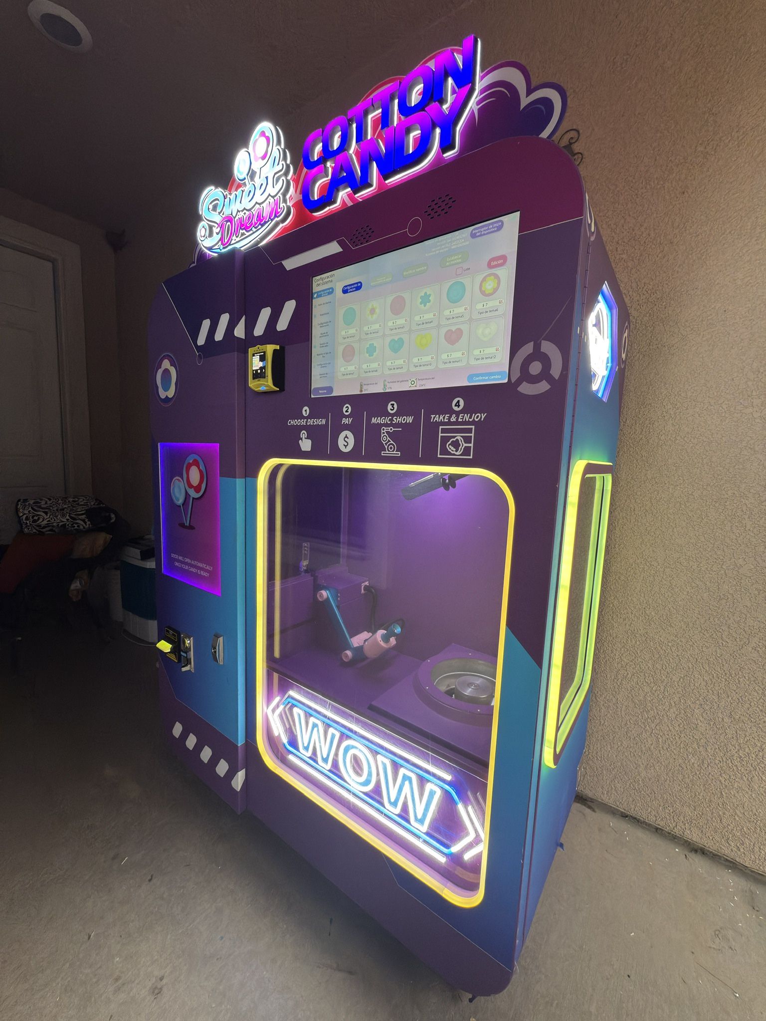 Automatic Candy Cotton Machine