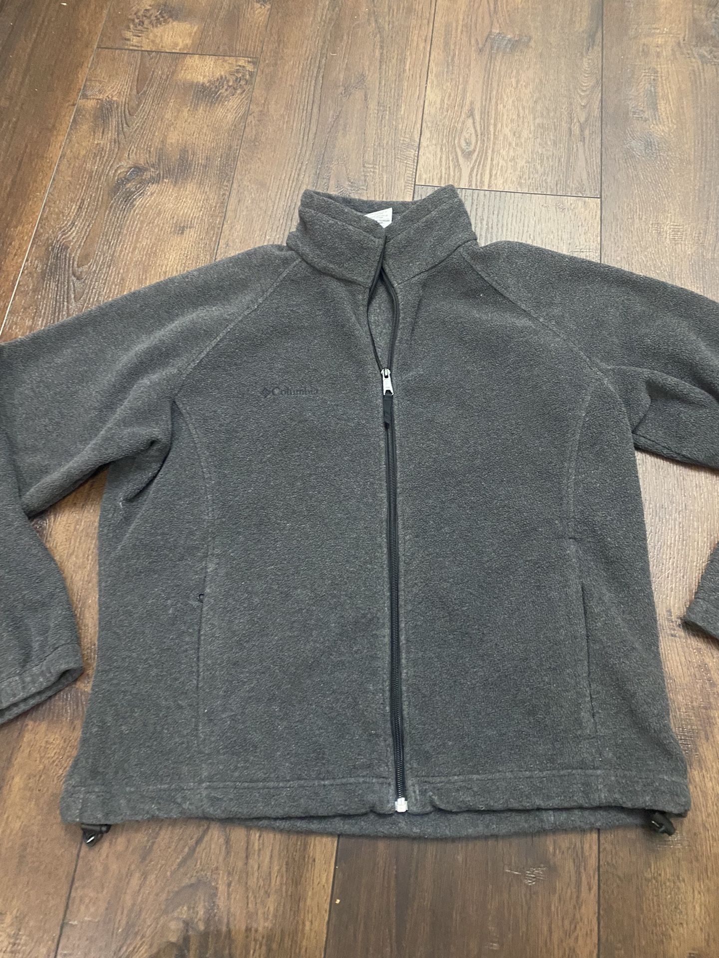 Womans Gray Zip Up Sweater Size XL By Columbia #2