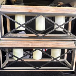 2 Led Hanging Chandelier Indoor/outdoor 