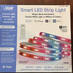 Feit Electric Smart LED Strip Lights 16 FT, 1 Pack