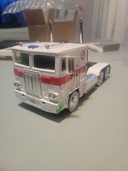 Jada 1:24 Hollywood Rides Transformers Optimus Prime Ghostbusters ECTO-1 Loose