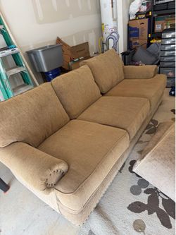 Beige/Brown Couch