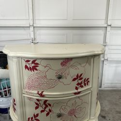 Handpainted Floral Vanity 