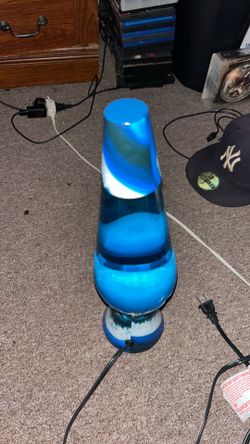 A lava lamp