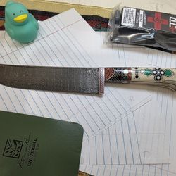 Jewelry Custom Damascus Chefs Knife Souvenir 