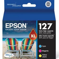 Genuine Epson 127 And 127XL Ink Cartridge Combo