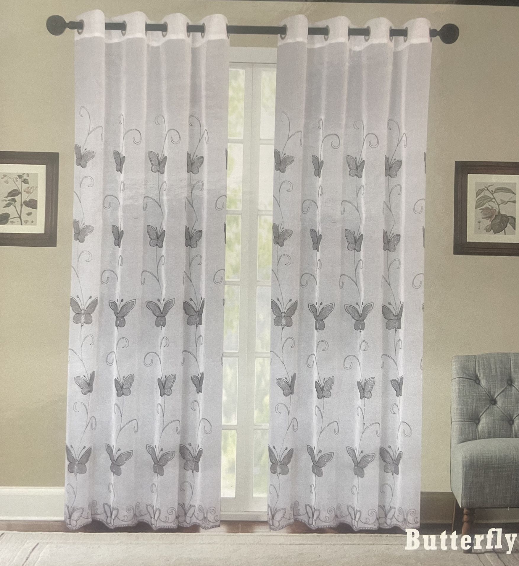 2 Panels Curtains 