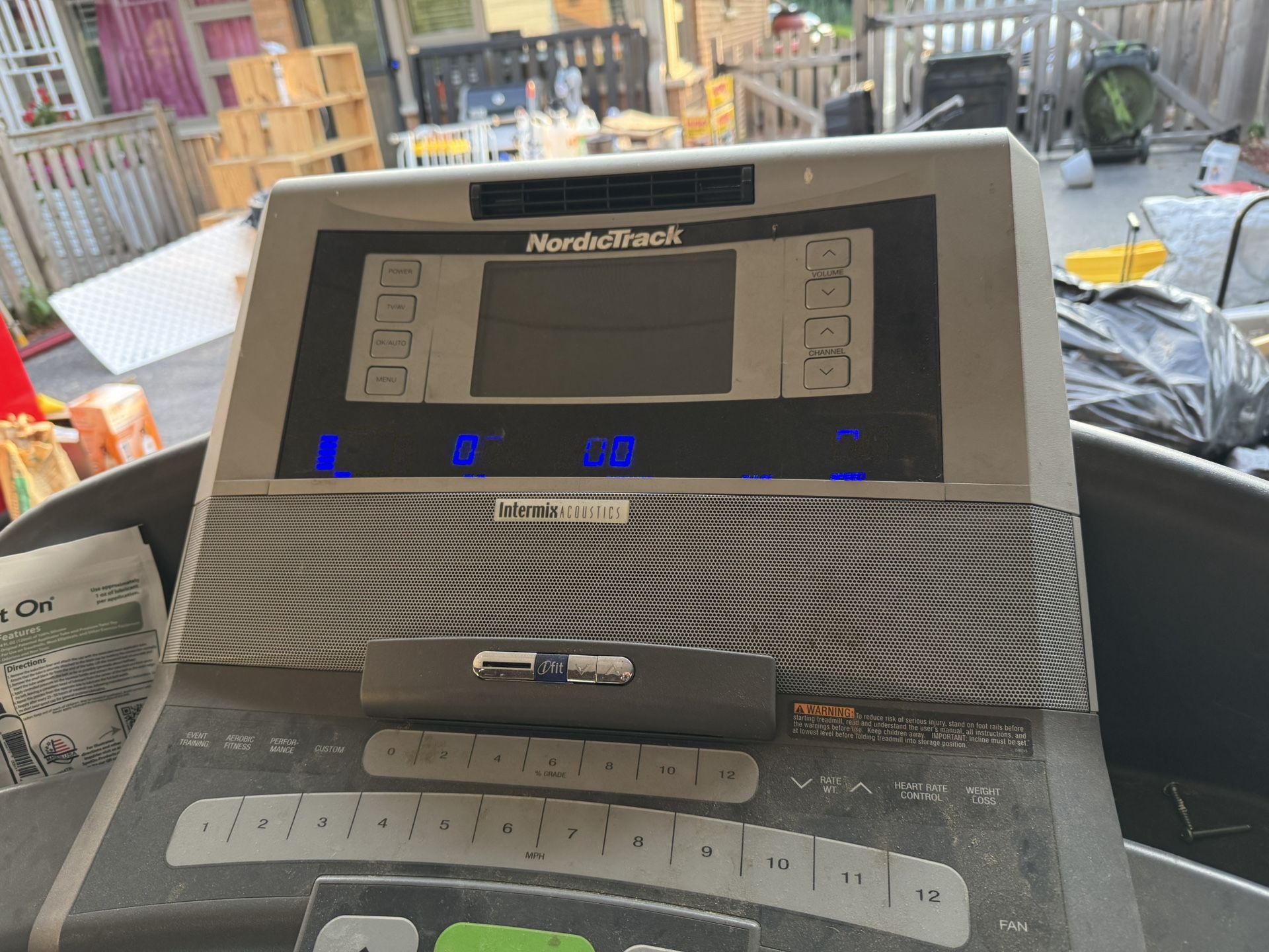 Nordic track treadmill elite 7500