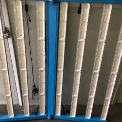 Led Hanging Grow Light With Four Pulleys 