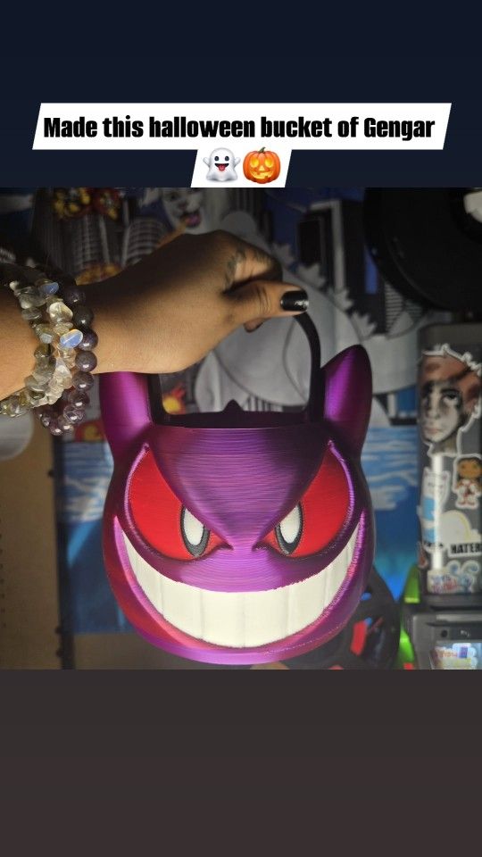 Limited Edition Gengar Halloween Bucket