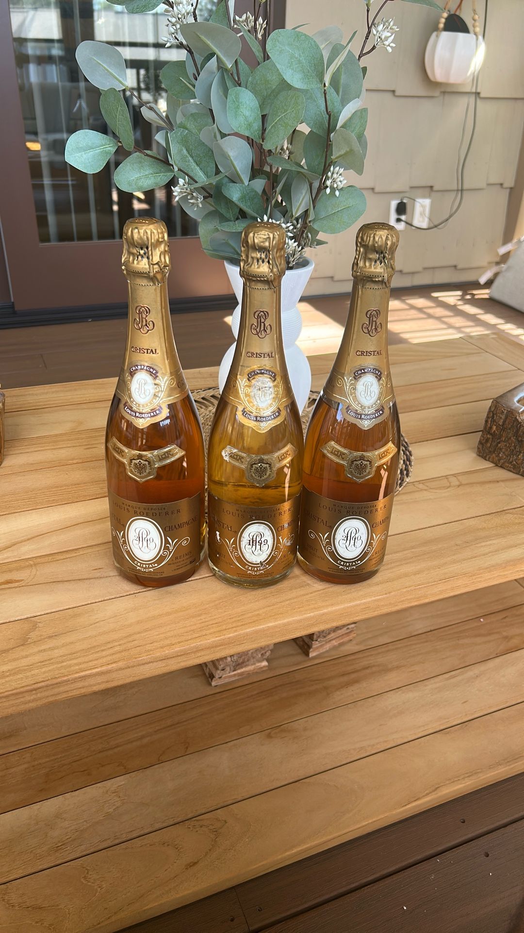 Vintage crystal Champagne For Sale