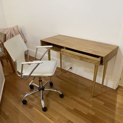 Desk And Office Chair Set