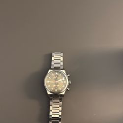 Michael kors Oversized Panorama Silver-tone Watch 