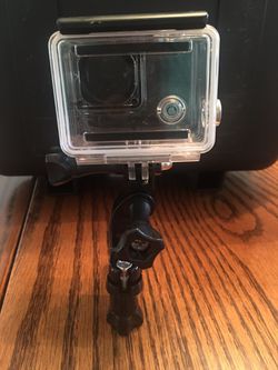 GoPro waterproof camera housing Hero4 and Hero 3 plus andGoPro Bike mount
