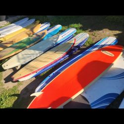 Surfboards And Skimboards They Range From $40 To $450