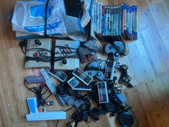 Nintendo nes n64 Wii controllers accessories and games