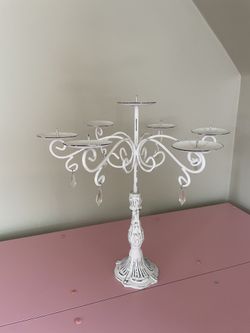 Antique Wash Decorative Candelabra 