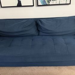 Modern Navy Blue Couch-Great Condition!