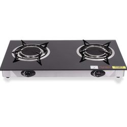 Barton Deluxe Propane Gas Range Stove 2 Burner Cooktop Auto Ignition Outdoor Grill Camping Stoves Station LPG
