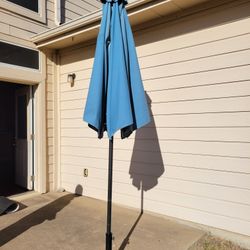 Patio Porch Umbrella Stand And 84" Dia Umbrella