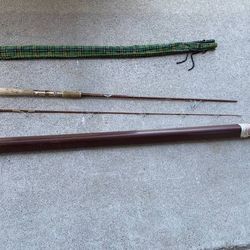 Vintage Fenwick FS-70 Spinning Rod, Tube And Sock