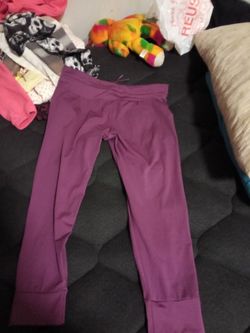 Purple Athletic Jogger Pants