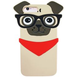 SUNOLOGY Silicone iPhone Cases Styles/Sizes Pug