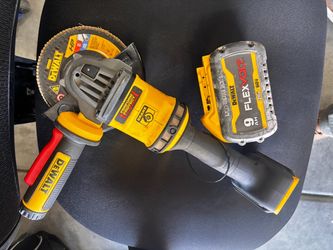 DeWalt Cordless Angle Grinder with FlexVolt 9Ah Battery