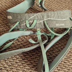 Sz Large Petzl Climbing Harness REI Black Diamond Arc'teryx Waist Belt Half Dome Hiking Backpacking Mammut