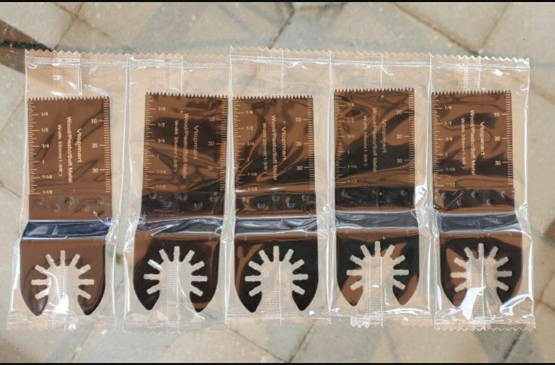 5 Wood Universal Multitool Oscillating Quick Release Saw Blades NEW
