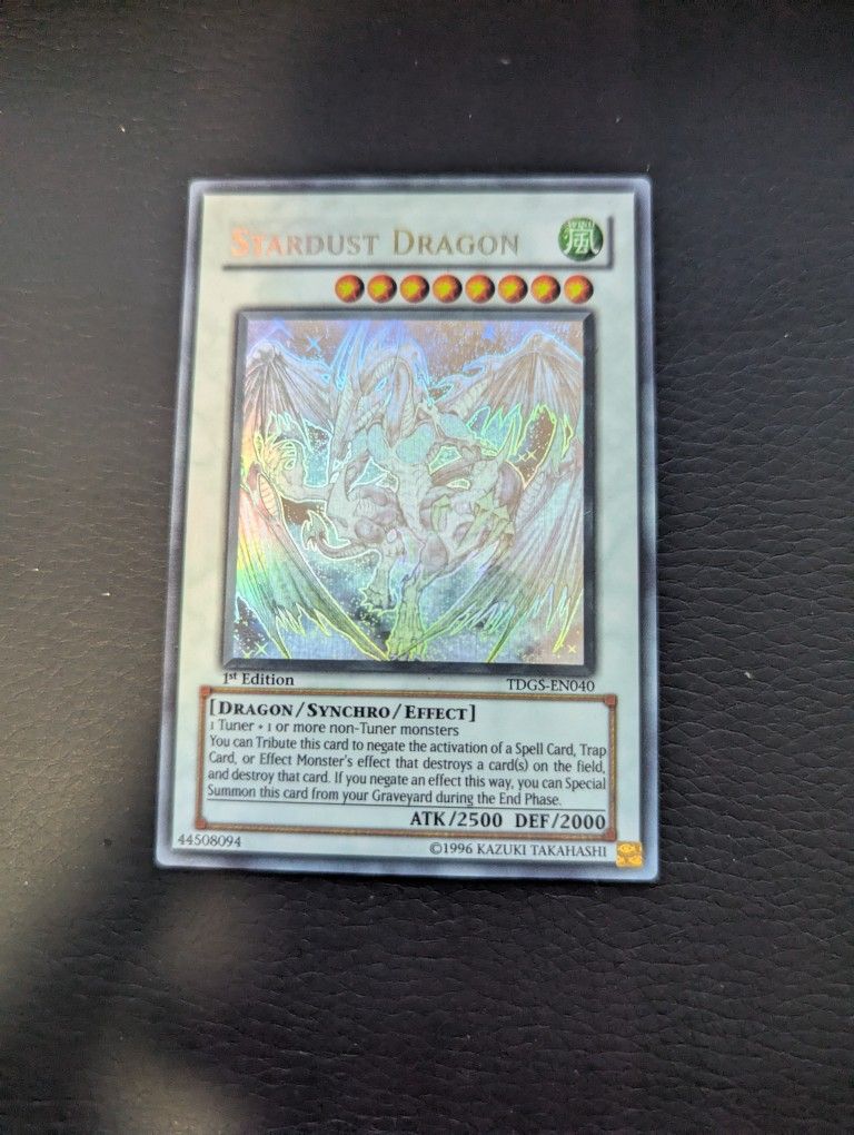 Stardust Dragon (Ghost) TDGS-EN040 The Duelist Genesis 1st Edition