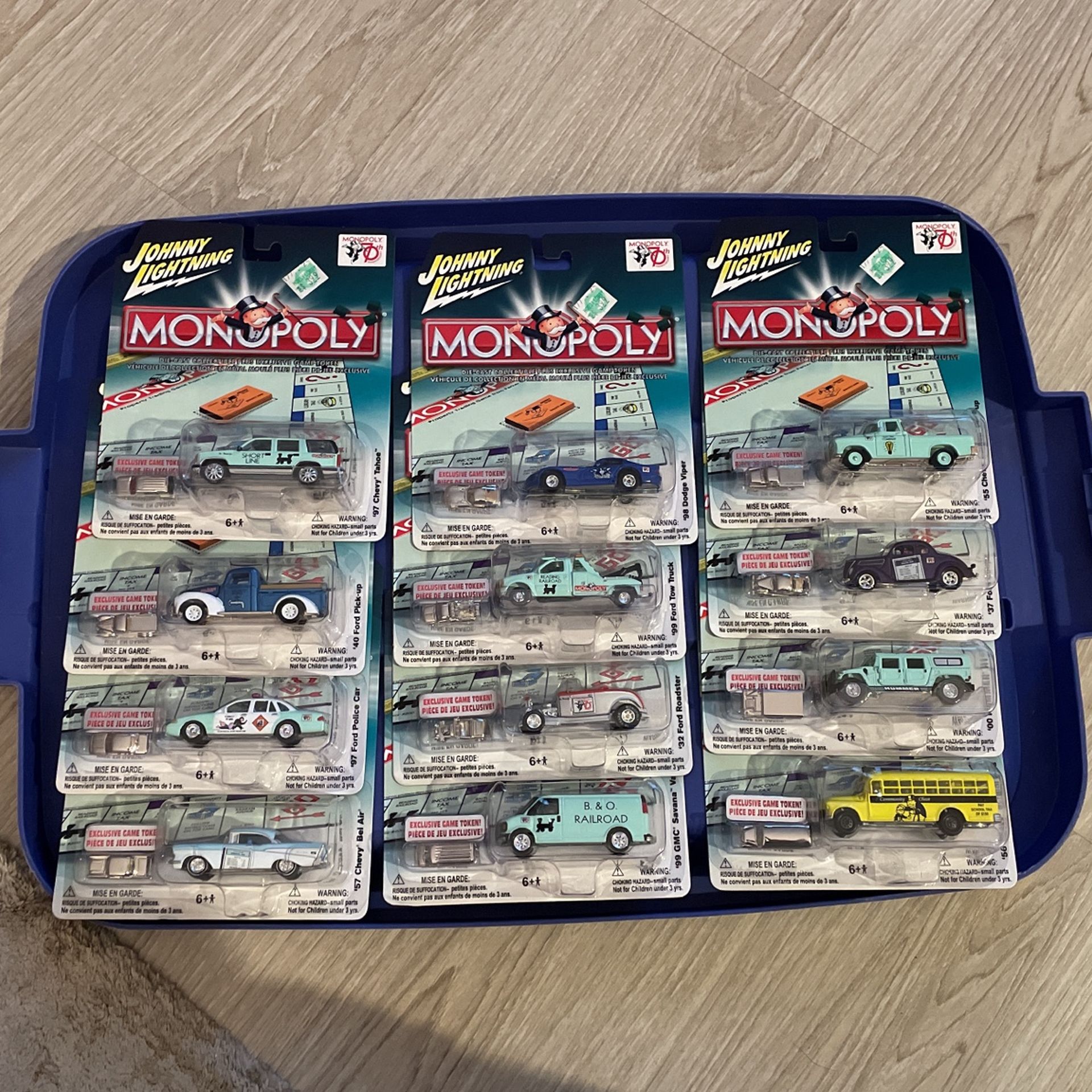Monopoly Johnny Lightning Cars