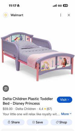 Disney Princess Bed with Mattress