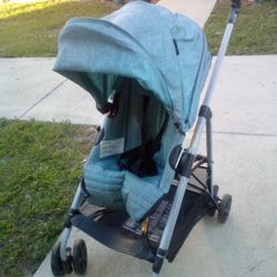 STROLLER AND LIKE NEW CONDITION, EVEN FLOW IS THE BRAND.