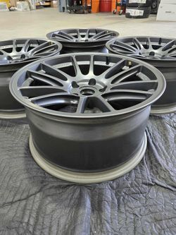 Enkei GTC01RR 18x9.5, 5x114, 35mm Matte Gunmetallic wheels FOR SALE